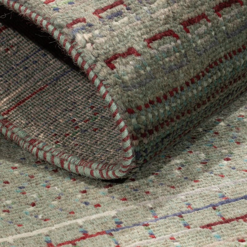 Gabbeh Teppich - Perser - 208 x 136 cm - dunkelgrün