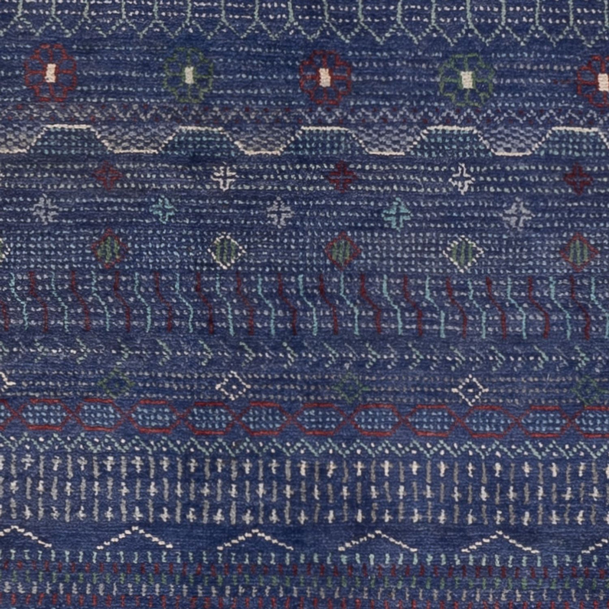 Gabbeh Teppich - Perser - 191 x 140 cm - dunkelblau
