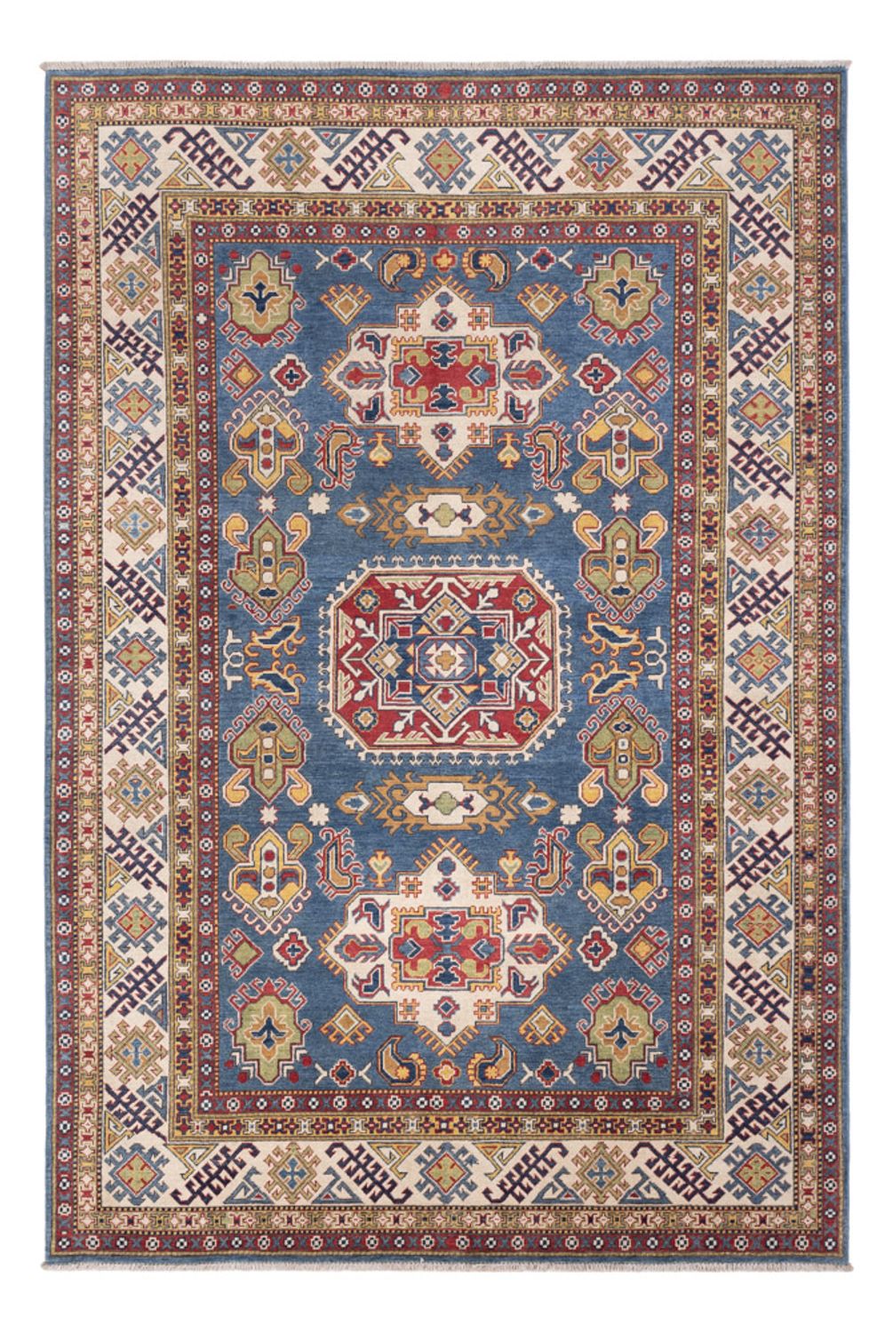 Ziegler Teppich - Kazak - 296 x 198 cm - blau