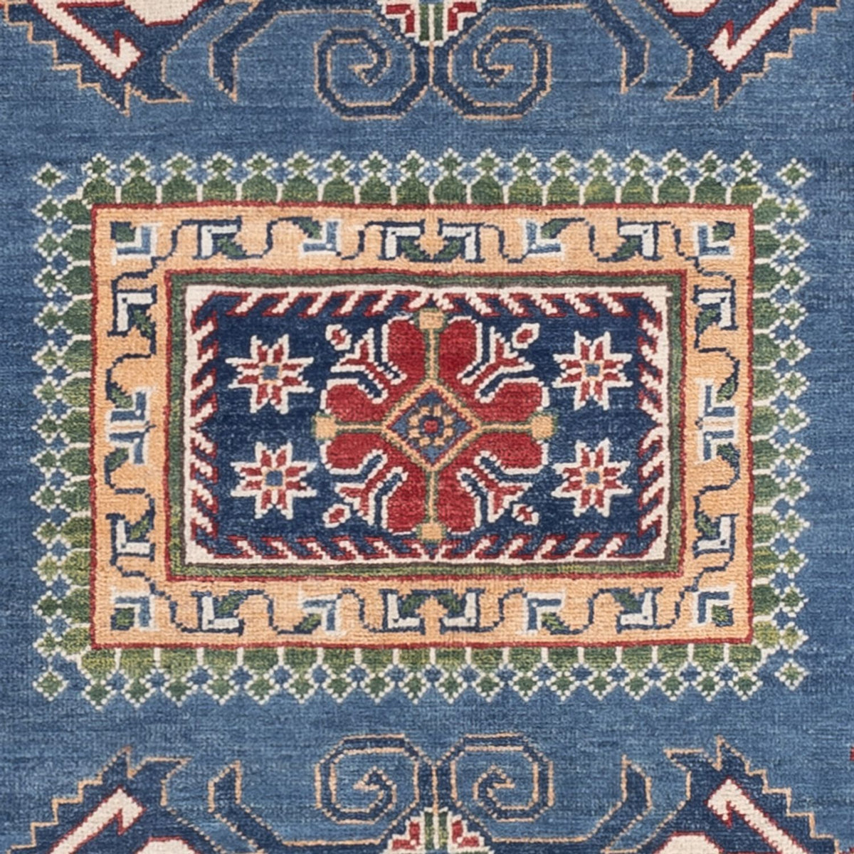 Ziegler Teppich - Kazak - 206 x 156 cm - blau