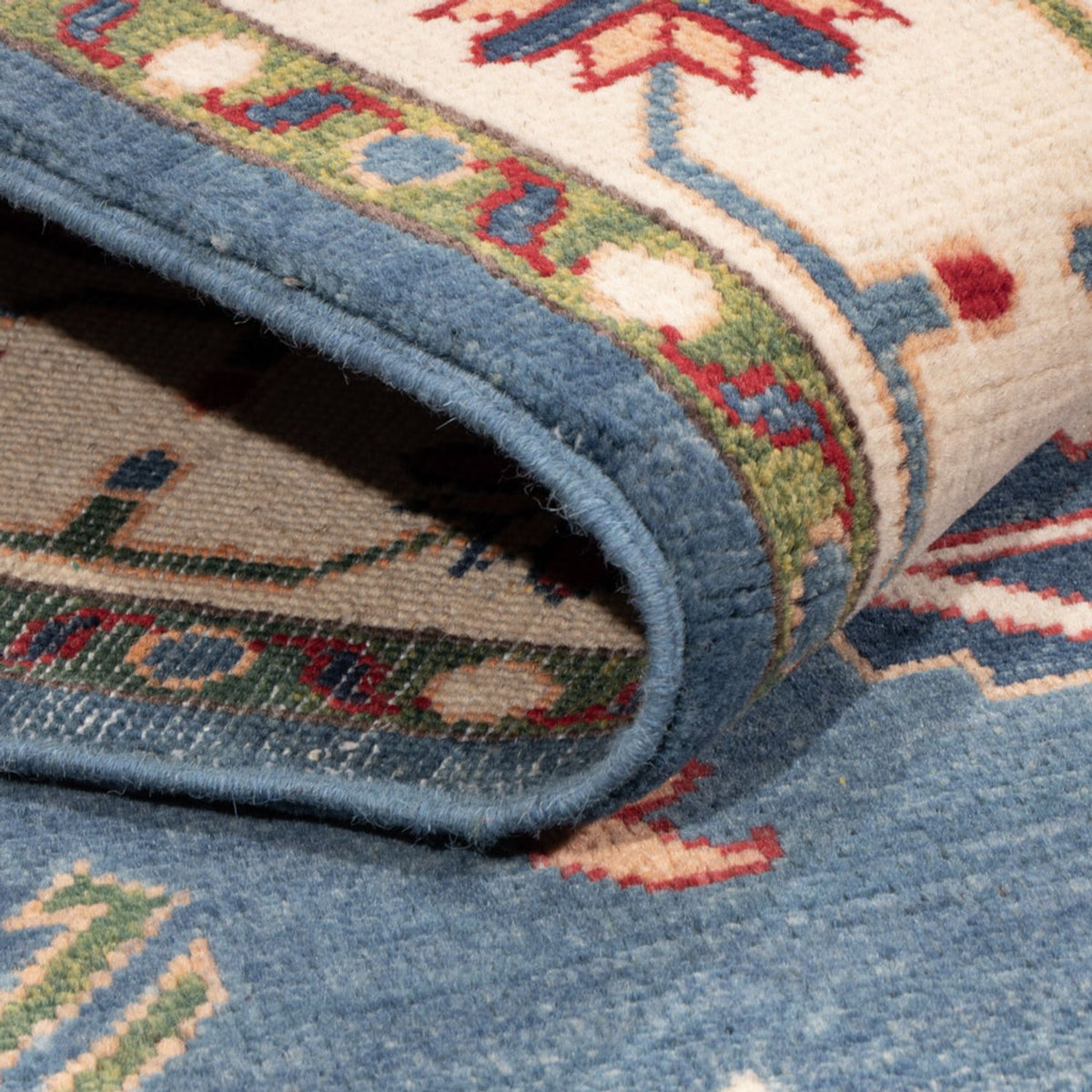 Ziegler Teppich - Kazak - 206 x 156 cm - blau