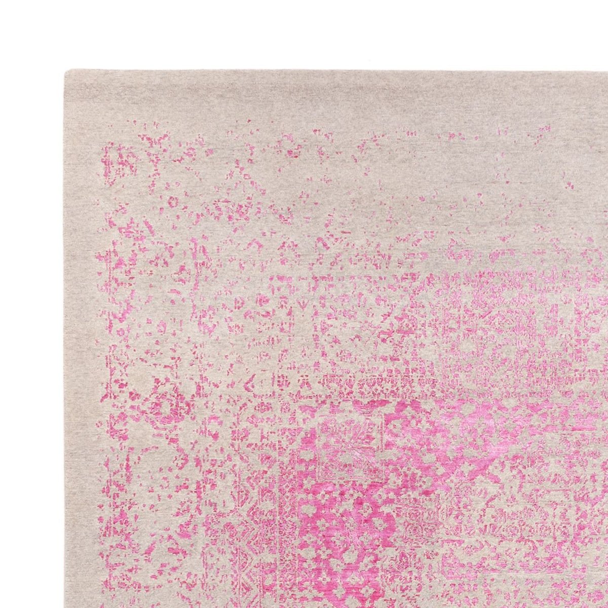 Designer Teppich - 293 x 256 cm - pink