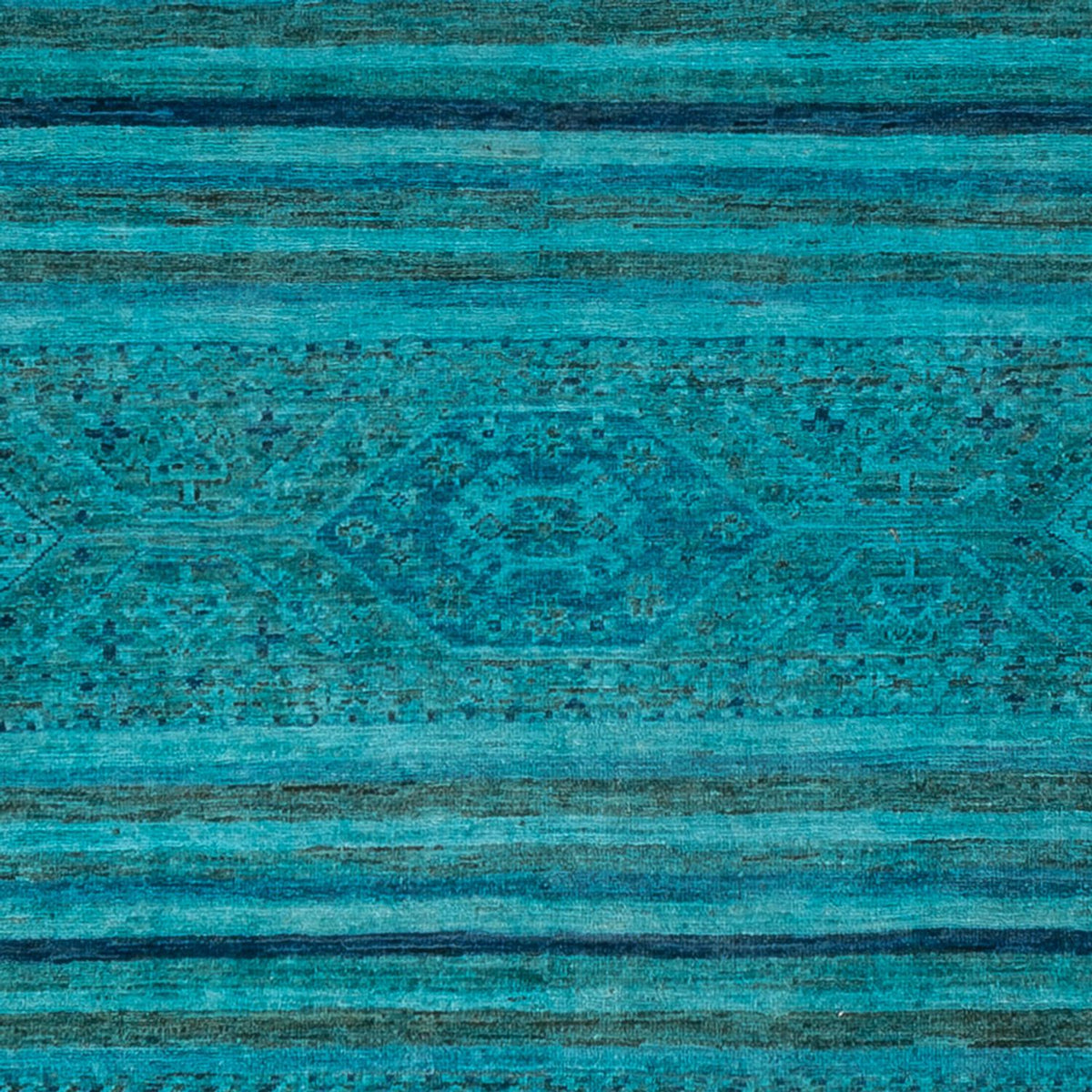 Designer Teppich - 288 x 240 cm - türkis