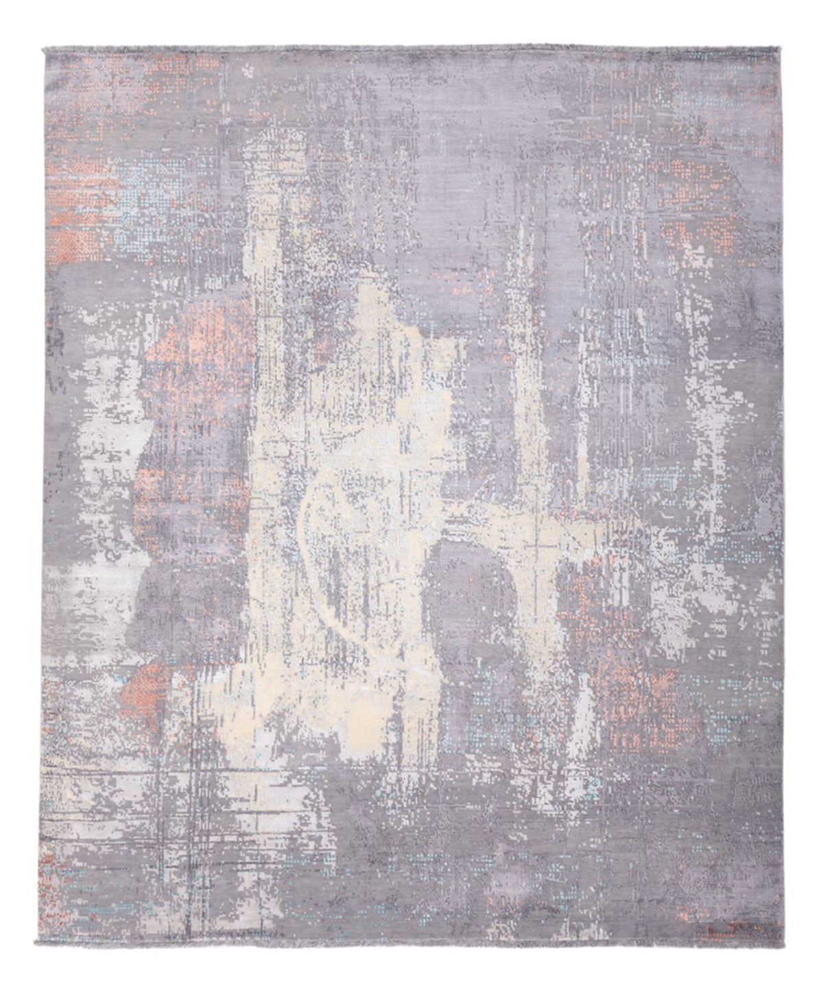 Designer Teppich - 306 x 255 cm - mehrfarbig