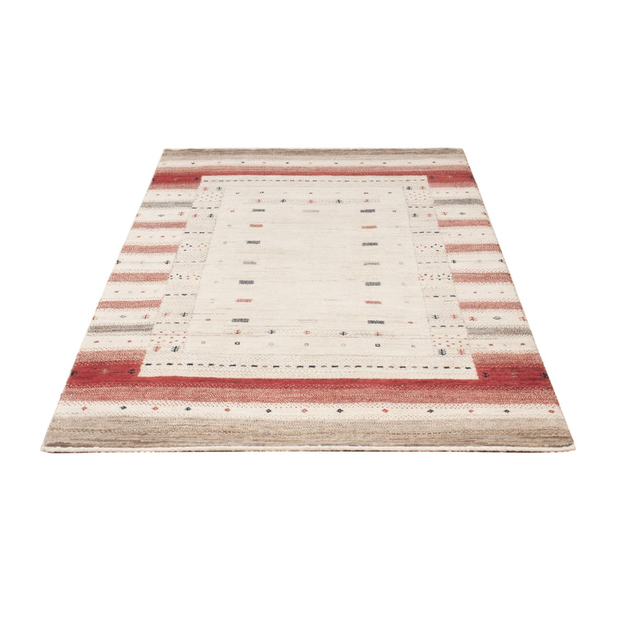 Gabbeh Teppich - Loribaft Indus - 155 x 102 cm - beige