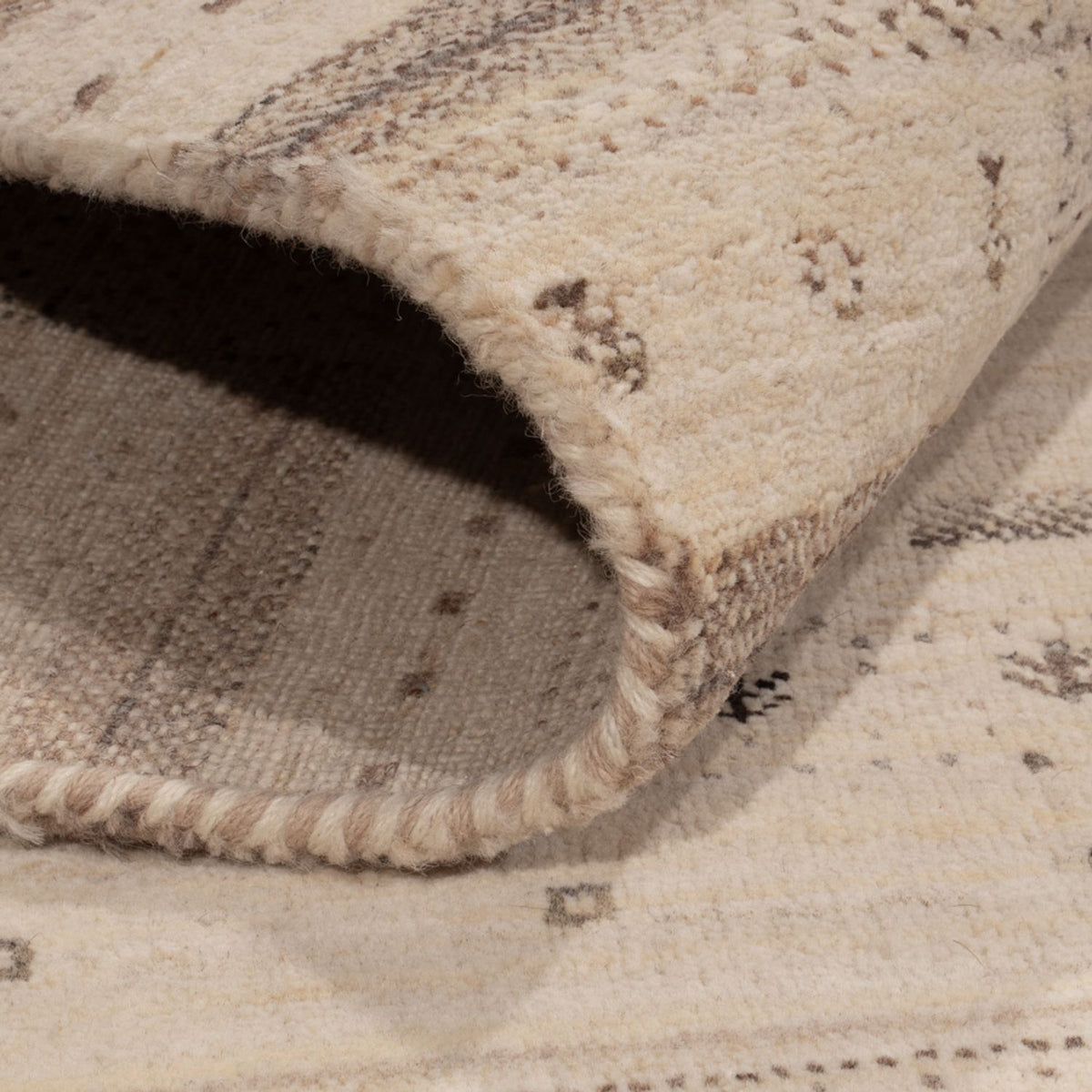 Gabbeh Teppich - Loribaft Indus - 153 x 108 cm - beige