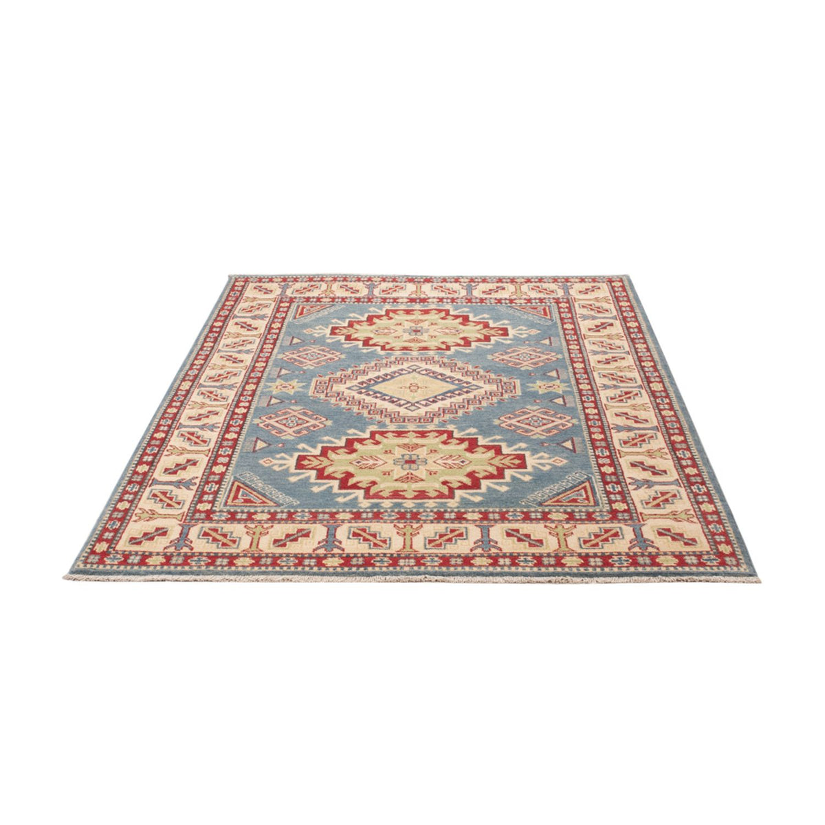Ziegler Teppich - Kazak - 183 x 118 cm - hellblau
