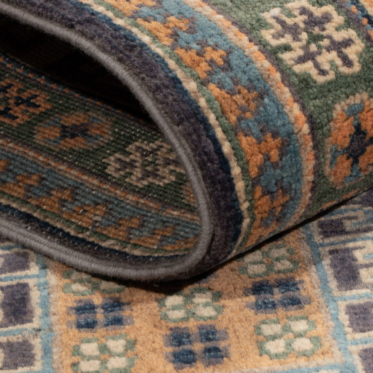 Ziegler Teppich - Kazak - 180 x 117 cm - dunkelblau