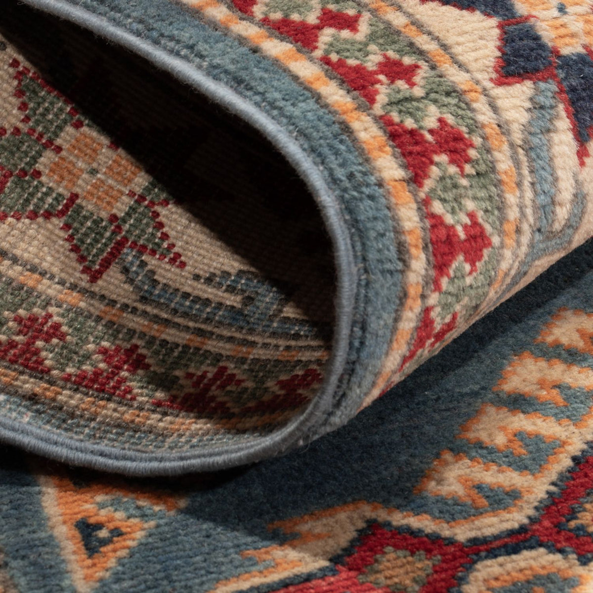 Ziegler Teppich - Kazak - 149 x 97 cm - hellblau