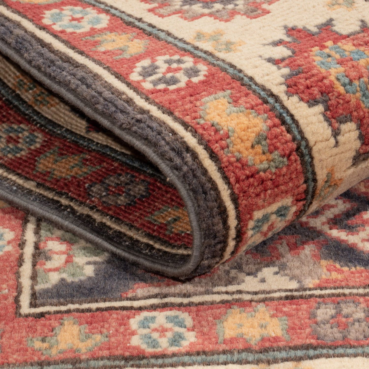 Ziegler Teppich - Kazak - 147 x 99 cm - dunkelblau