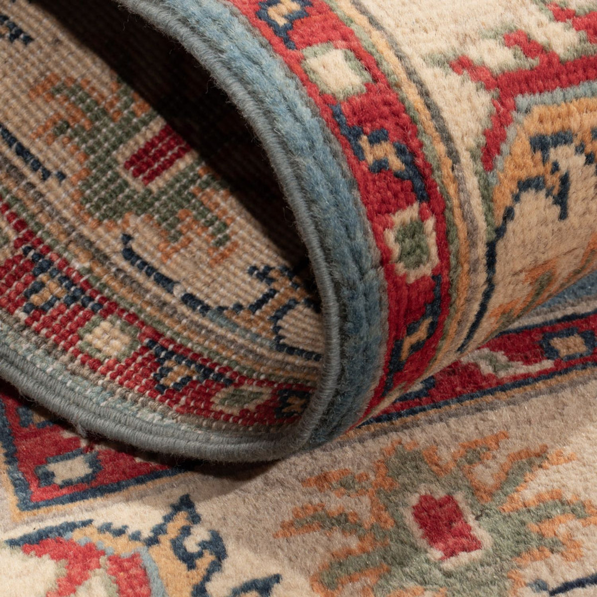 Ziegler Teppich - Kazak - 124 x 81 cm - hellblau