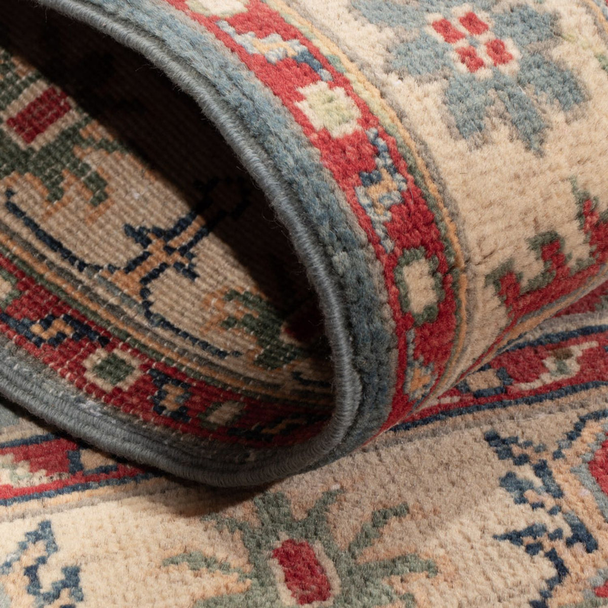 Ziegler Teppich - Kazak - 122 x 80 cm - hellblau