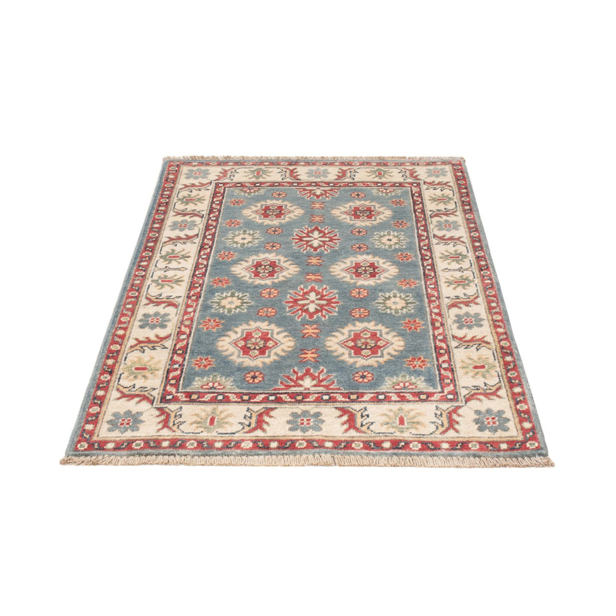 Ziegler Teppich - Kazak - 122 x 80 cm - hellblau