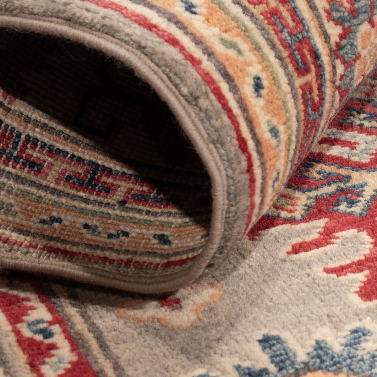 Ziegler Teppich - Kazak - 120 x 77 cm - hellblau