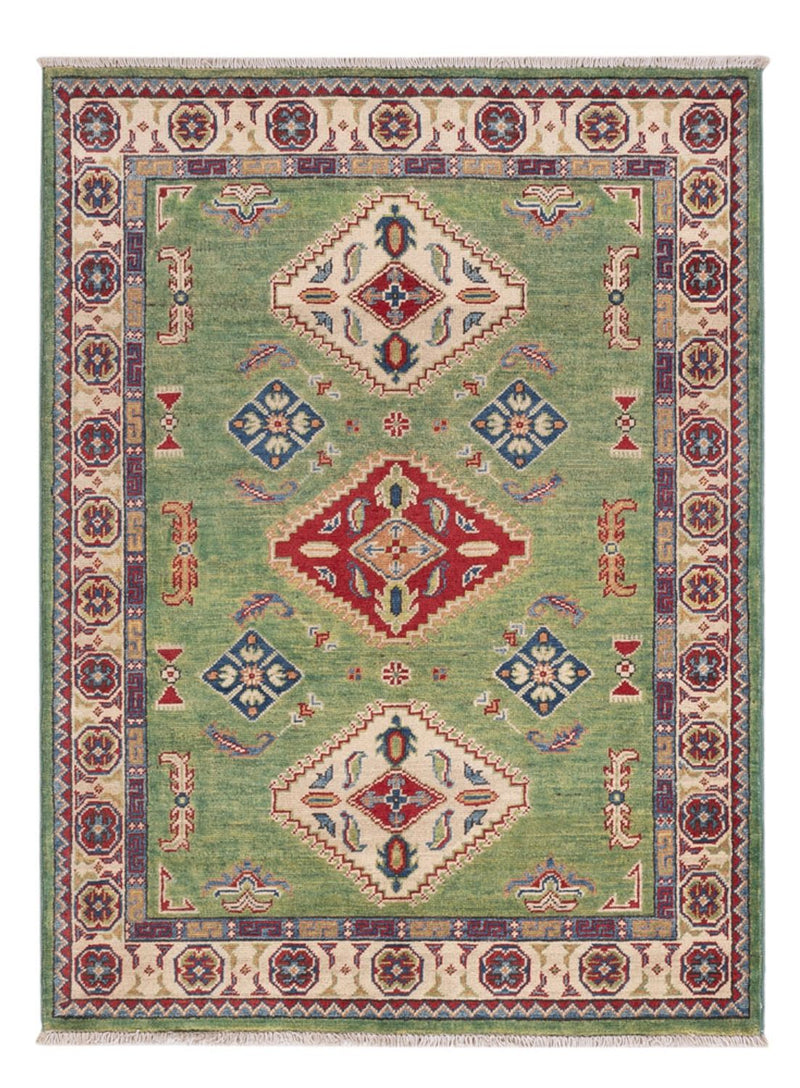 Ziegler Teppich - Kazak - 139 x 102 cm - grün