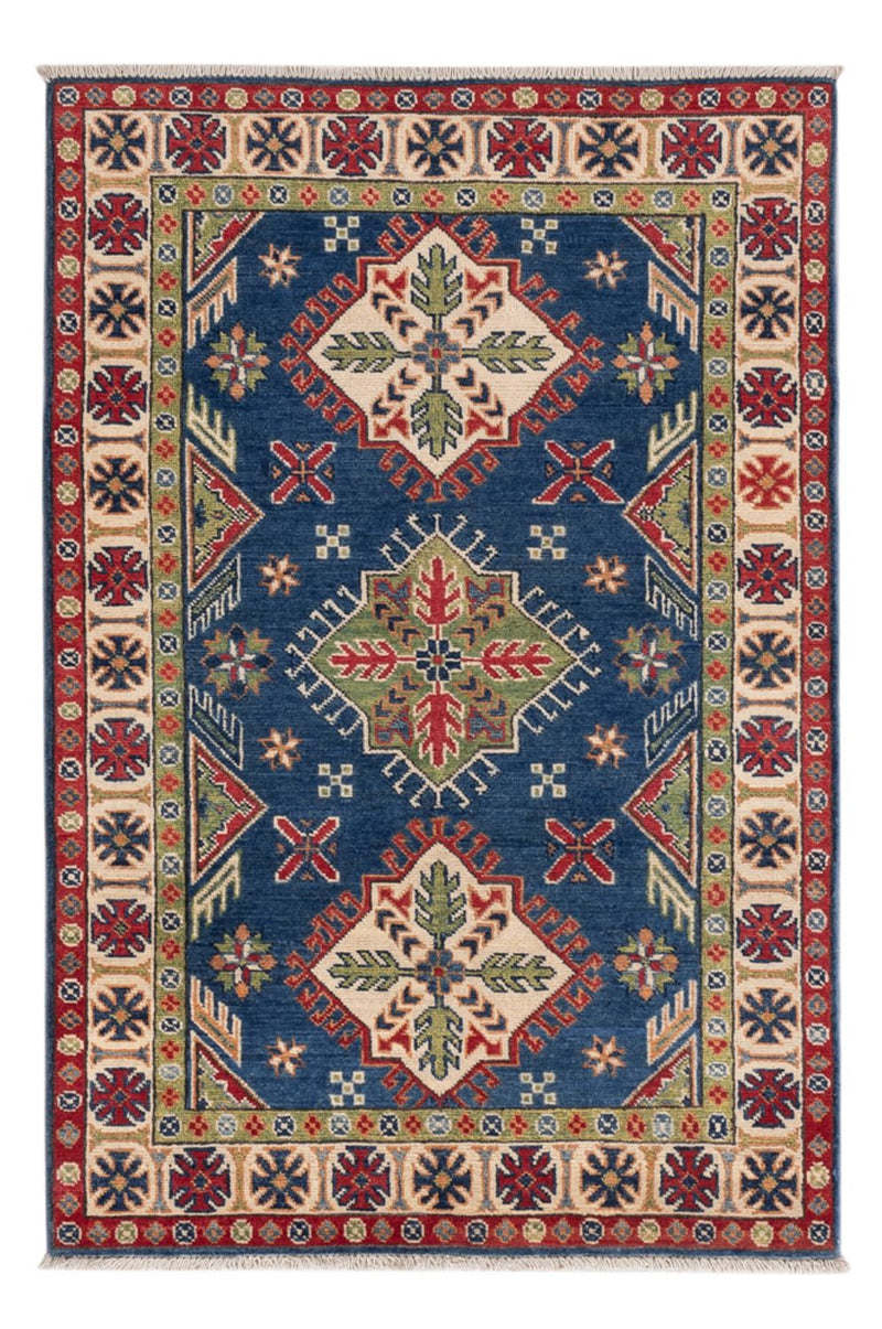 Ziegler Teppich - Kazak - 152 x 98 cm - blau