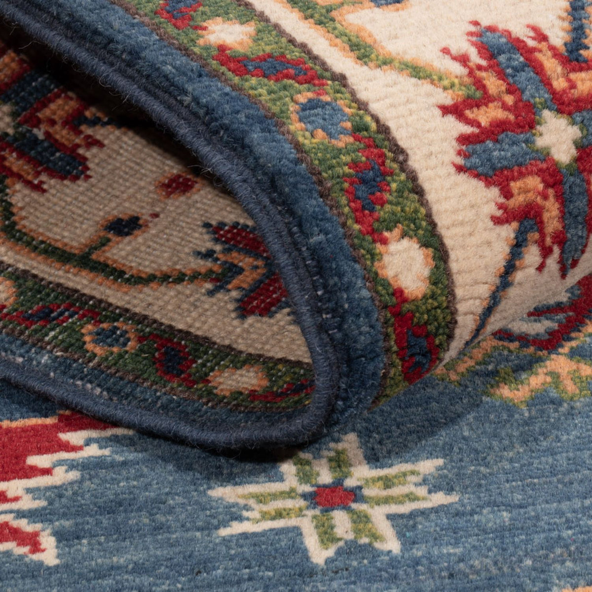 Ziegler Teppich - Kazak - 180 x 122 cm - blau