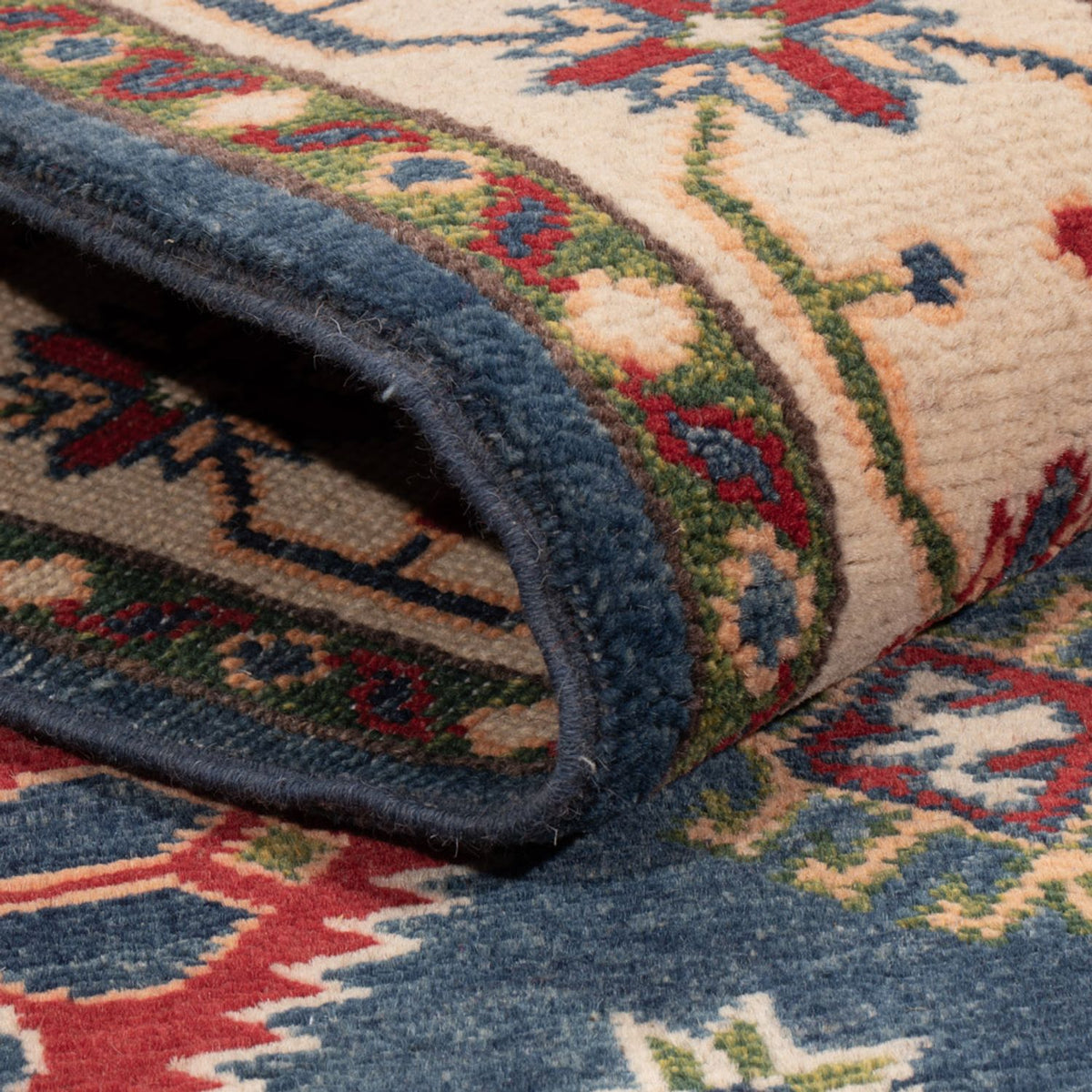 Ziegler Teppich - Kazak - 188 x 122 cm - blau