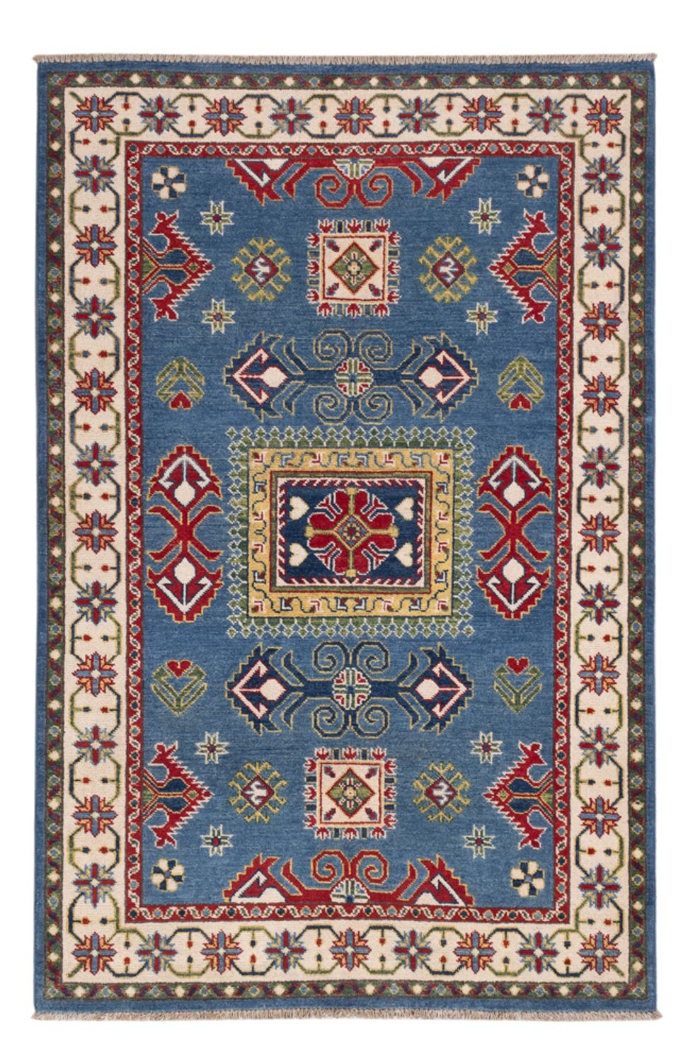 Ziegler Teppich - Kazak - 184 x 121 cm - blau