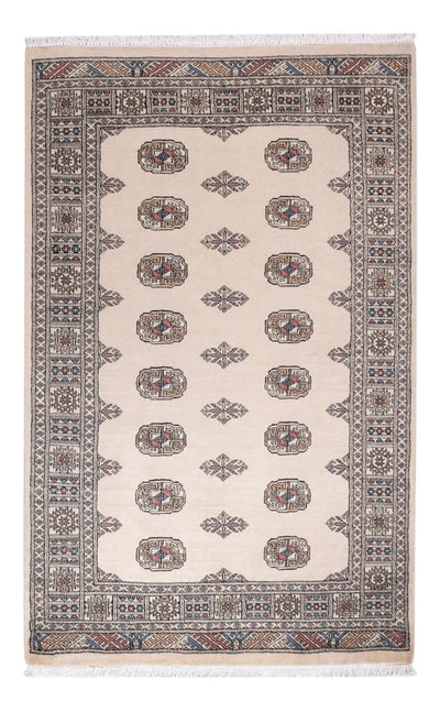 Pakistan Teppich 124x193cm - Orientteppich - beige