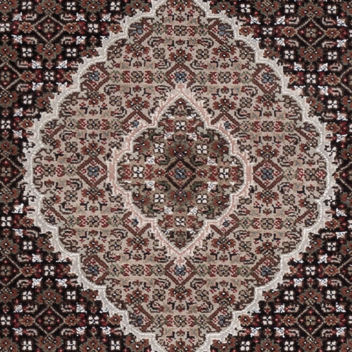 Orientteppich - Täbriz - 184 x 127 cm - dunkelbeige