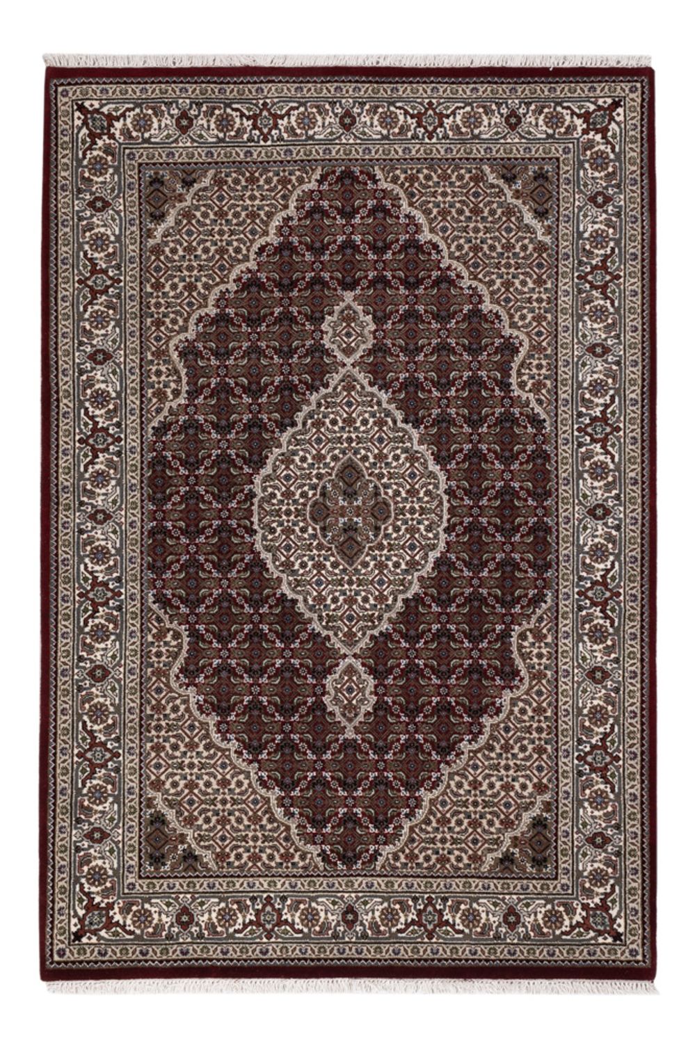 Orientteppich - Täbriz - 186 x 124 cm - dunkelbeige