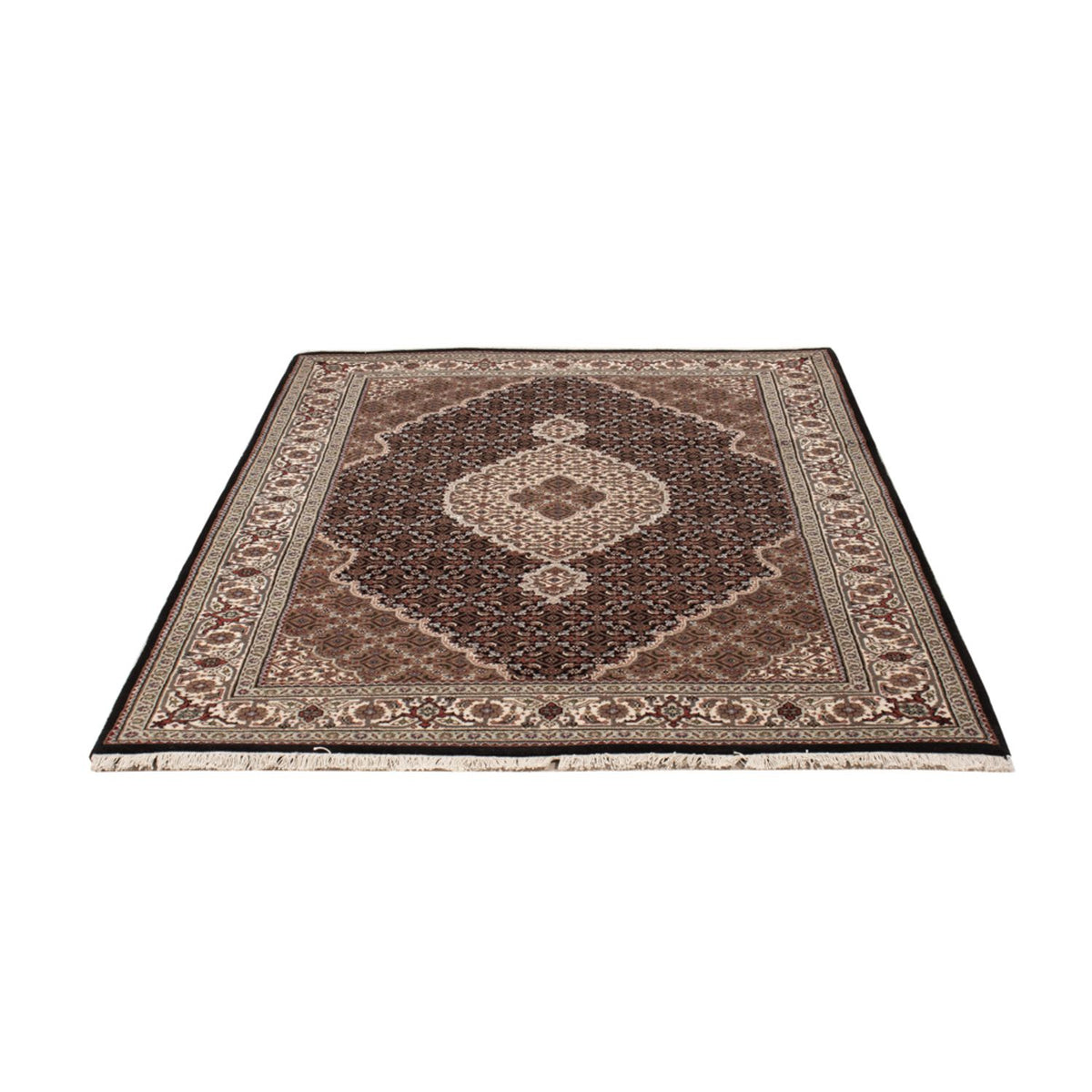 Orientteppich - Täbriz - 185 x 125 cm - dunkelbeige