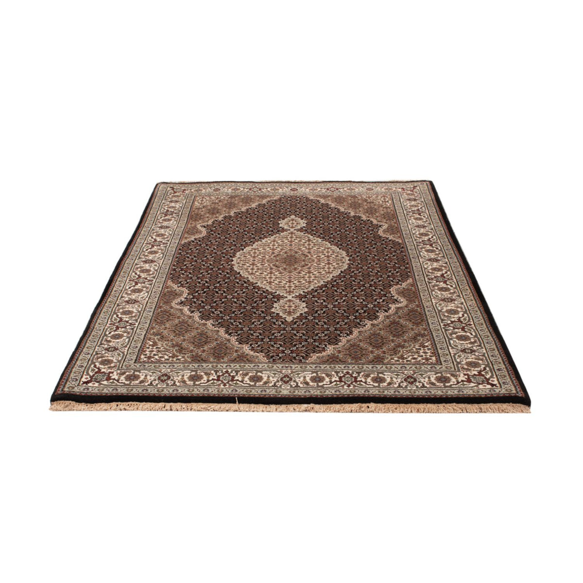 Orientteppich - Täbriz - 188 x 123 cm - dunkelbeige