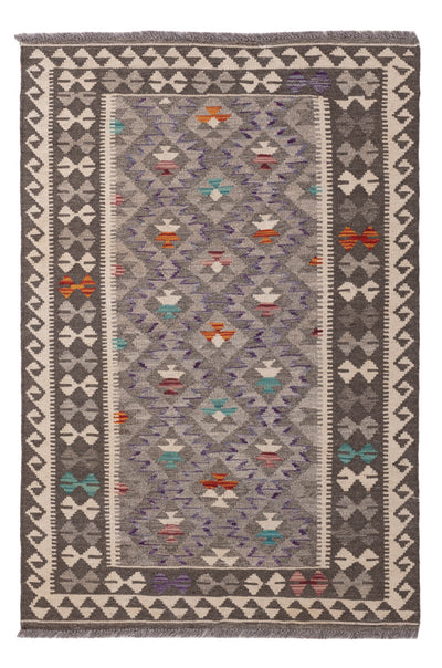 Kelim Maimene Teppich 103x154cm - Wollteppich