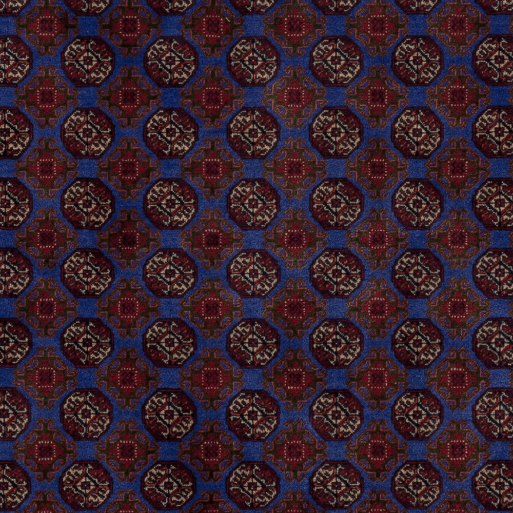 Afghan Teppich - Royal - 195 x 151 cm - blau