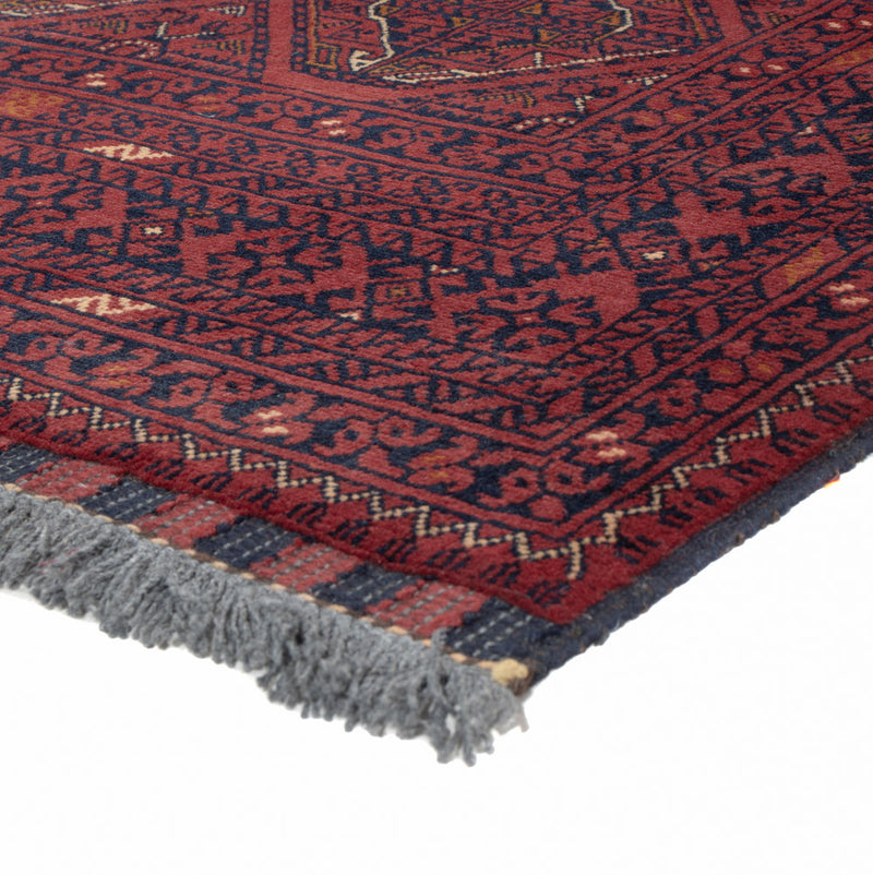 Afghan Teppich - 191 x 151 cm - rot