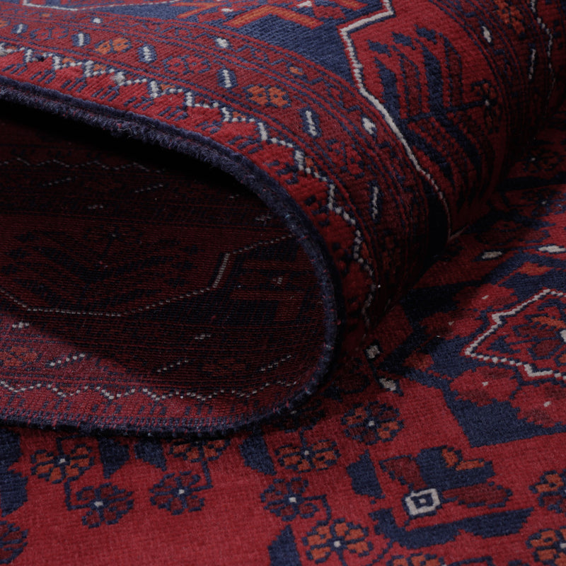 Afghan Teppich - Royal - 195 x 151 cm - rot