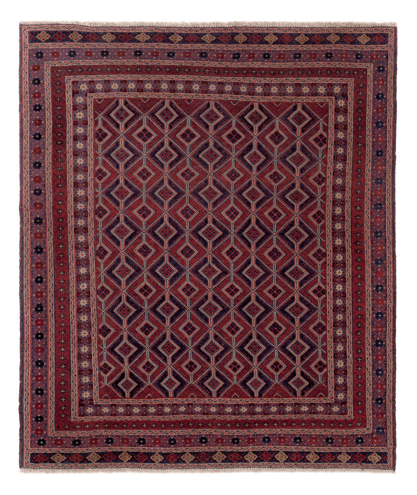 Kelim Teppich - Oriental - 193 x 162 cm - mehrfarbig