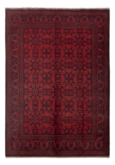 Afghan Teppich - Kunduz - 205 x 291 cm - rot