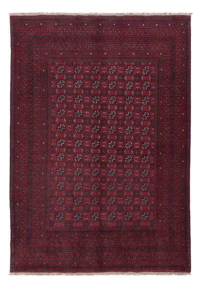 Akhche Tappeto 166x238cm - Tappeto orientale - rosso scuro
