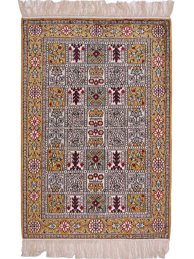 Seta cinese Tappeto 63x93cm - Tappeto orientale