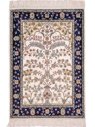 Seta cinese Tappeto 62x90cm - Tappeto orientale