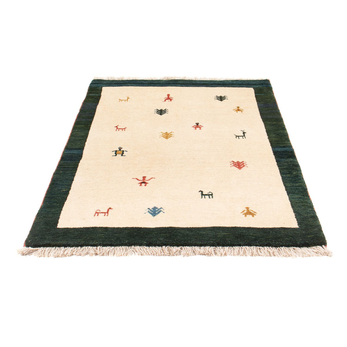Gabbeh Teppich - Perser - 152 x 100 cm - mehrfarbig