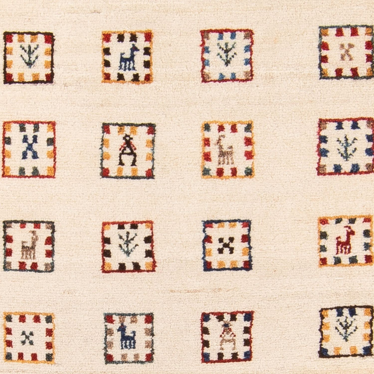 Läufer Gabbeh - Loribaft Perser - 200 x 82 cm - beige