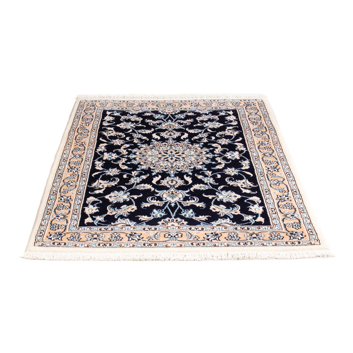 Perserteppich - Nain - Royal - 150 x 100 cm - dunkelblau
