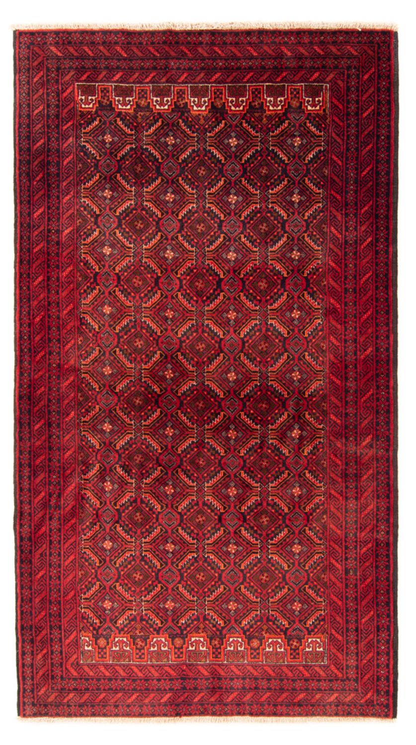 Belutsch Teppich - 216 x 118 cm - rot