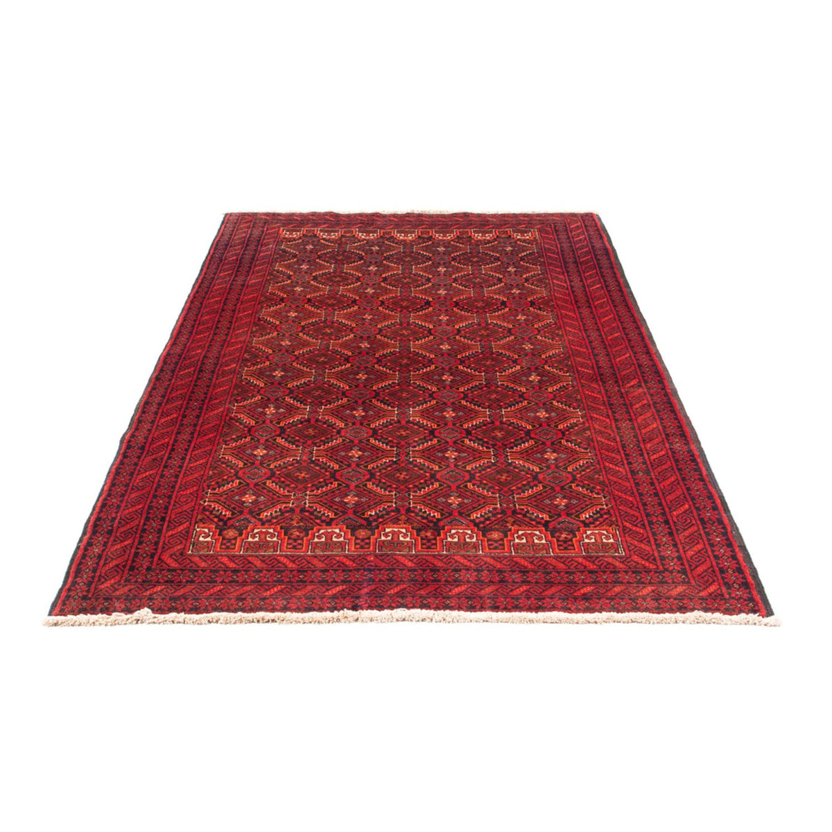 Belutsch Teppich - 216 x 118 cm - rot