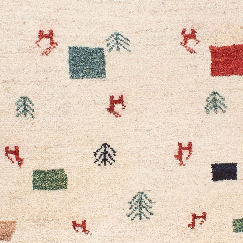 Gabbeh Teppich - Perser - 124 x 83 cm - mehrfarbig