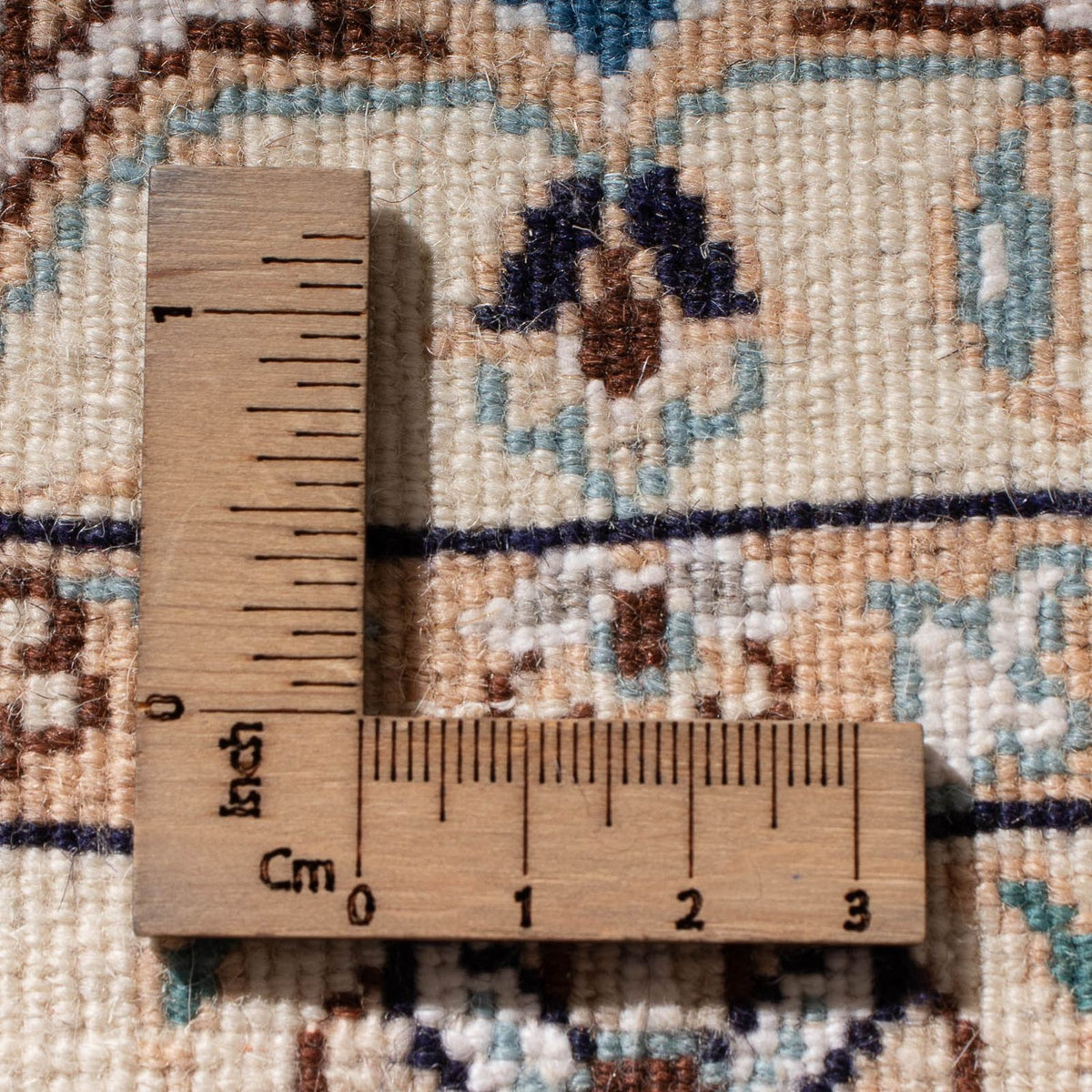 Perserteppich - Nain - Royal - 95 x 67 cm - blau