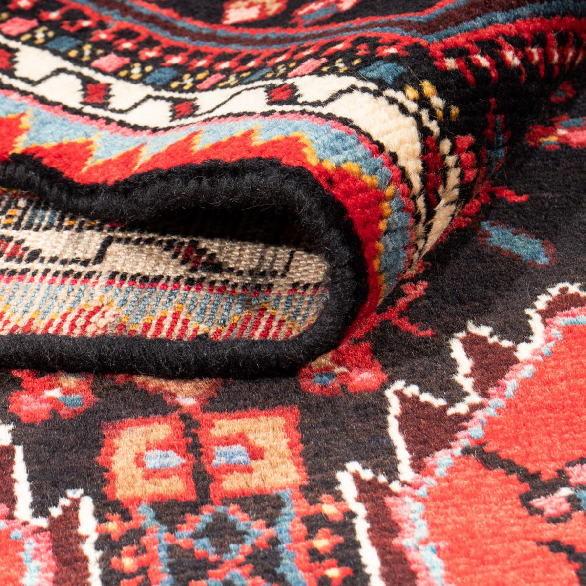 Perserteppich - Nomadic - 164 x 102 cm - dunkelblau