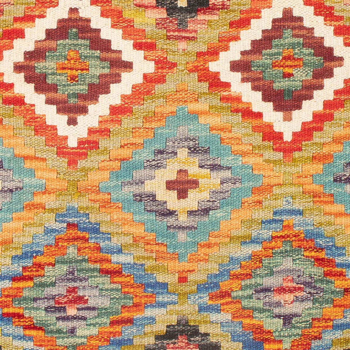 Kelim Teppich - Splash - 98 x 60 cm - mehrfarbig