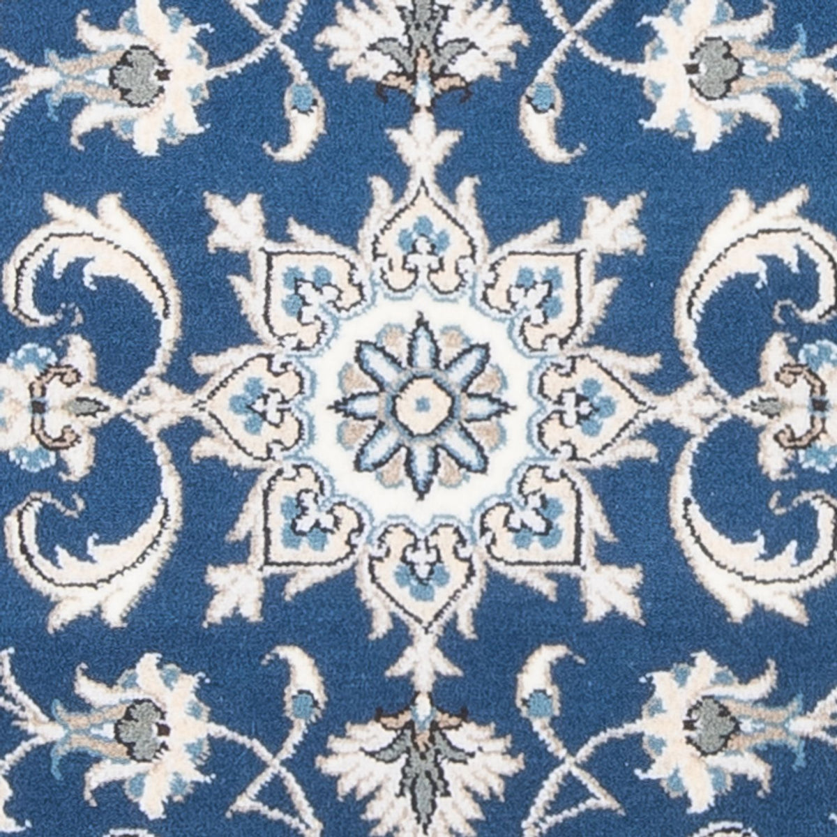Perserteppich - Nain - 135 x 71 cm - blau
