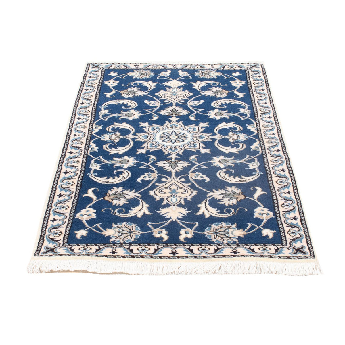 Perserteppich - Nain - 135 x 71 cm - blau