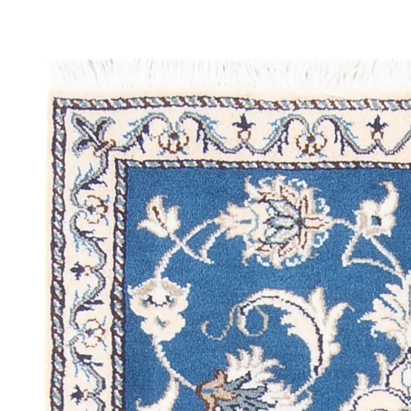 Perserteppich - Nain - 137 x 69 cm - blau