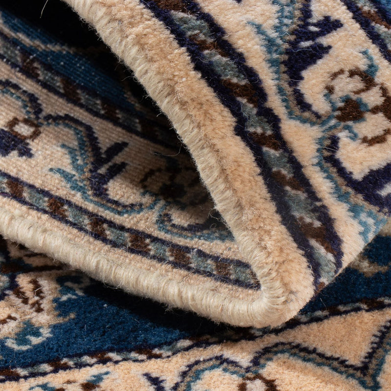 Perserteppich - Nain - 137 x 69 cm - blau